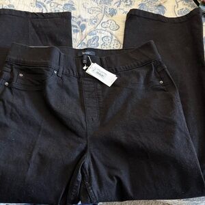SPANX black kickflare jeans size 1X